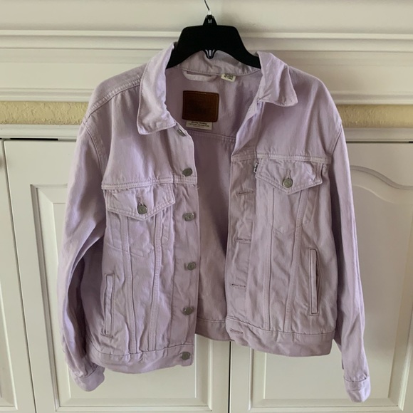 Levi's Jackets & Blazers - Vintage Rare Levi’s denim light purple trucker jacket size L